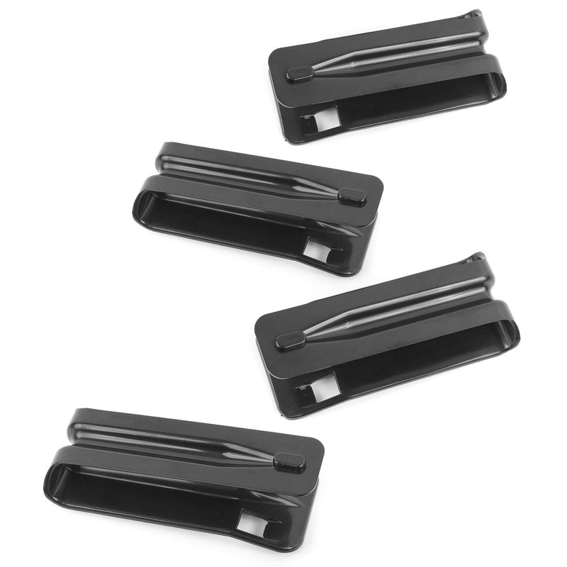 Red Hound Auto 4 Rear Seat Bumper Cushion Brackets Anti-Rattle Compatible with Chevrolet GMC Silverado Sierra Crew Cab 1500 2008-2013, 2500 2008-2014 Driver or Passenger Sides Fix Replacement - Image 1
